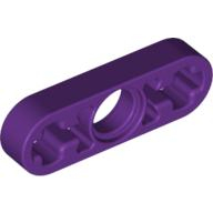 Lego rameno tenké 1x3, purpurová (4119283)